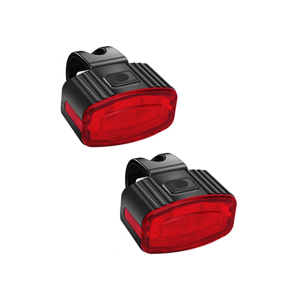 Bộ 2 Đèn Pha Chống Thấm Nước Gắn Tay Lái Xe Đạp Có Thể Sạc Lại