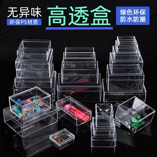 Hộp Nhựa Mini Trong Suốt Đựng Thực Phẩm Để Bàn Có Nắp Chống Bụi Thân Thiện Với Môi Trường