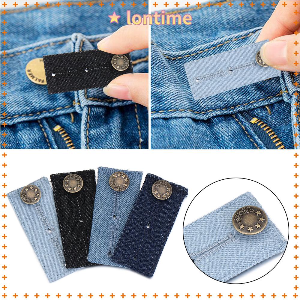 Bộ 4 Nút Nối Dài Quần Denim Thời Trang Cho Nam Và Nữ