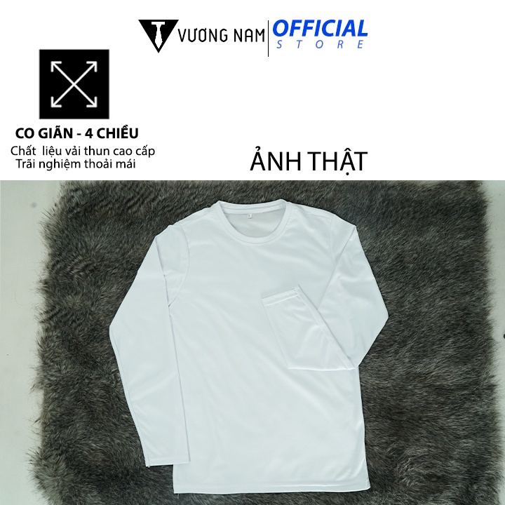 Áo thun nam tay dài giữ nhiệt co giãn 4 chiều ôm body cao cấp đẹp 20X87H