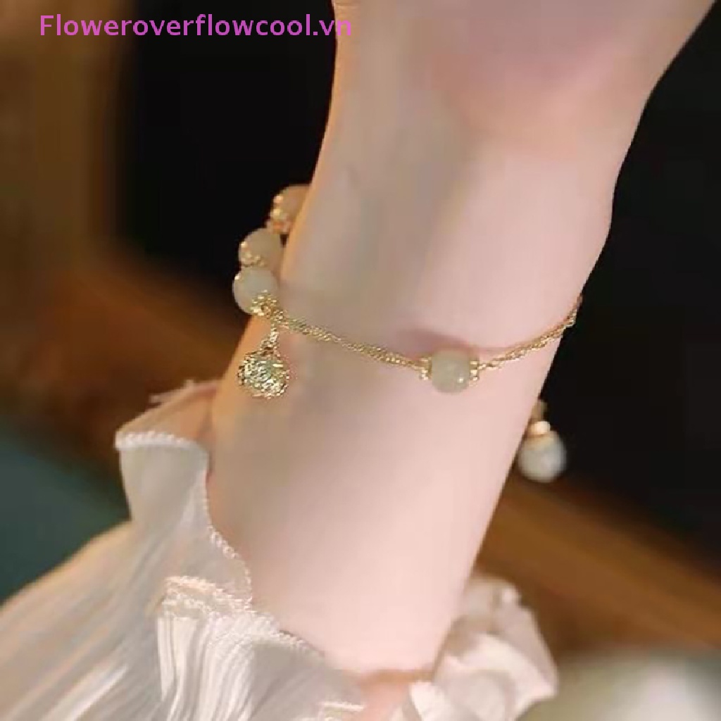 Vòng Tay Hạt Ngọc Bích Nhân Vật Fu Nhỏ Tinh Xảo Thời Trang Dễ Phối Đồ