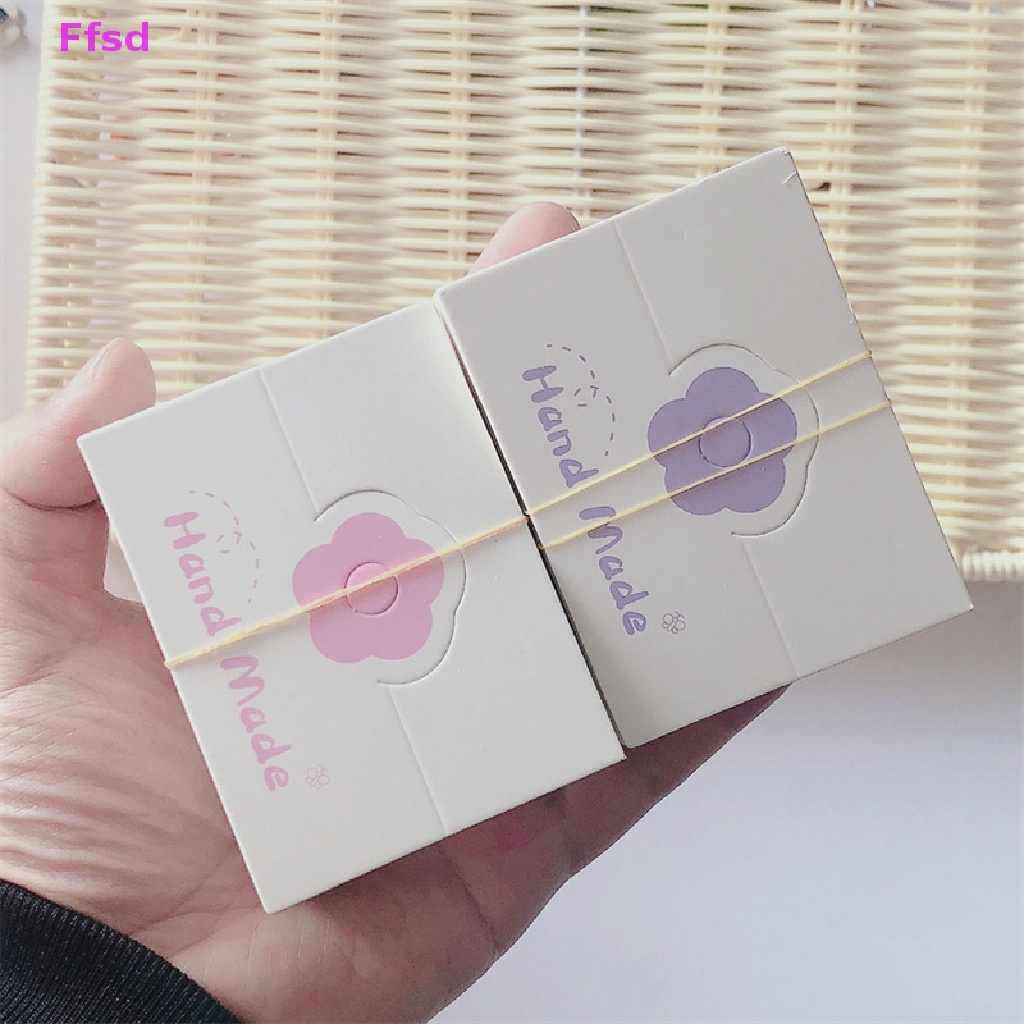 {Ffsd} Set 50 Thẻ Giấy Hình Hoa Nhiều Màu Sắc Trưng Bày Kẹp Tóc Vòng Tay Dây Chuyền Trang Sức Bán Chạy