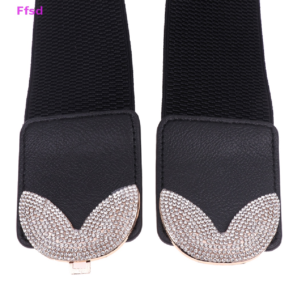 Thắt Lưng Co Giãn Đính Đá Trang Trí Đầm Nữ