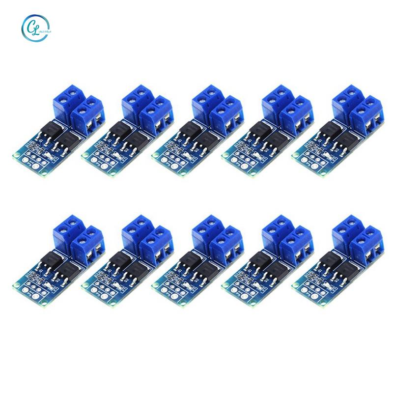 Set 10 Mô Đun Điều Khiển MOSFET MOS FET DC 5V-36V 15A (Max 30A) 0-20KHz PWM