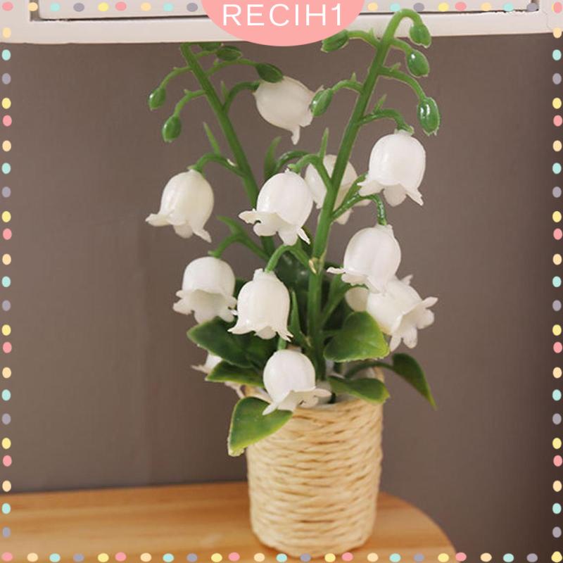 Mô Hình Chậu Hoa Mini Tỉ Lệ 1: 12 Dùng Trang Trí Nhà Búp Bê