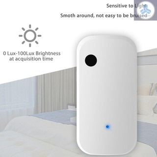 Tuya ZigBee Light Sensor Intelligent Home Illumination Sensor Linkage Control Brightness Sensor Work with Tuya Device Compatible with Alexa Google Home