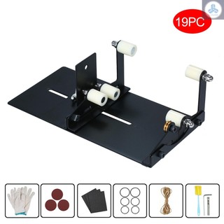 19PC Glass Bottle Upgrade Version Square and Round Wine Beer Glass Sculptures Cutter for DIY Glass Cutting Machine Metal Pad Bottle Holder