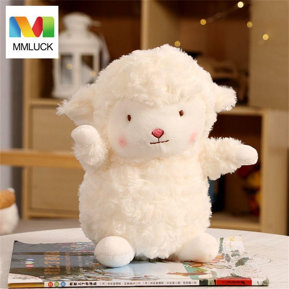 Cừu Nhồi Bông Màu Trắng Mềm Mại Dùng Làm Quà Tặng Cho Bé