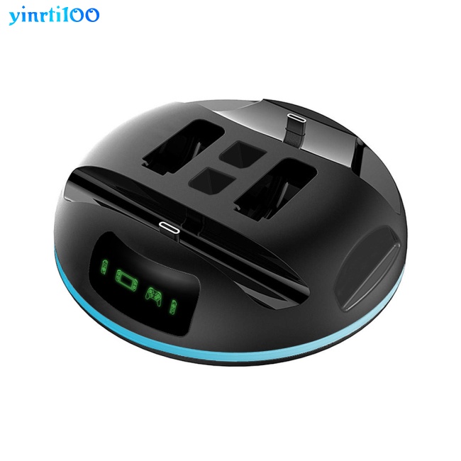 Đế Sạc Type-c Có Đèn Dùng Cho Tay Cầm Chơi Game Ns Joy-con