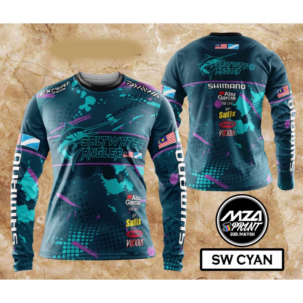 Baju Pancing Salt Bộ Đồ Câu Cá Jersey Thăng Hoa | Áo Khoác Câu Cá Chống Tia UV Cao Cấp Thời Trang| Giày Thể Thao Shimano Thiết Kế Năng Động Hợp Thời Trang