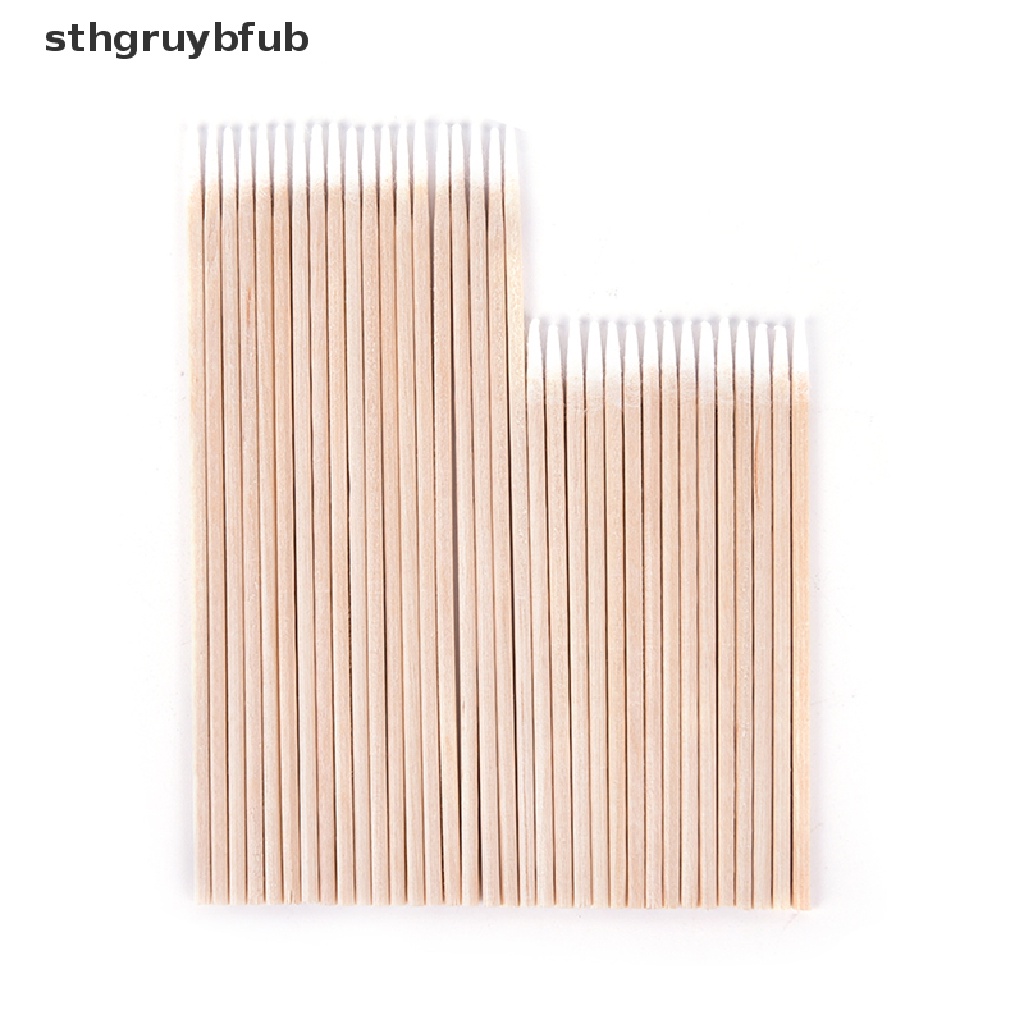 Set 100 Tăm Bông Trang Điểm Bằng Gỗ