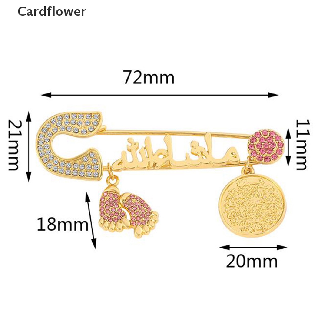 < Cardflower > Trâm Cài Áo Hình Mắt Quỷ Xanh Thổ Nhĩ Kỳ Hồi Giáo