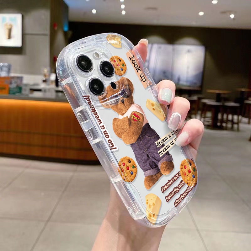 ✅Ốp Điện Thoại Mềm Trong Suốt Chống Sốc Hình Gấu Cho Apple Xsmax11 / / xr 71213iPhone148p 6AOO