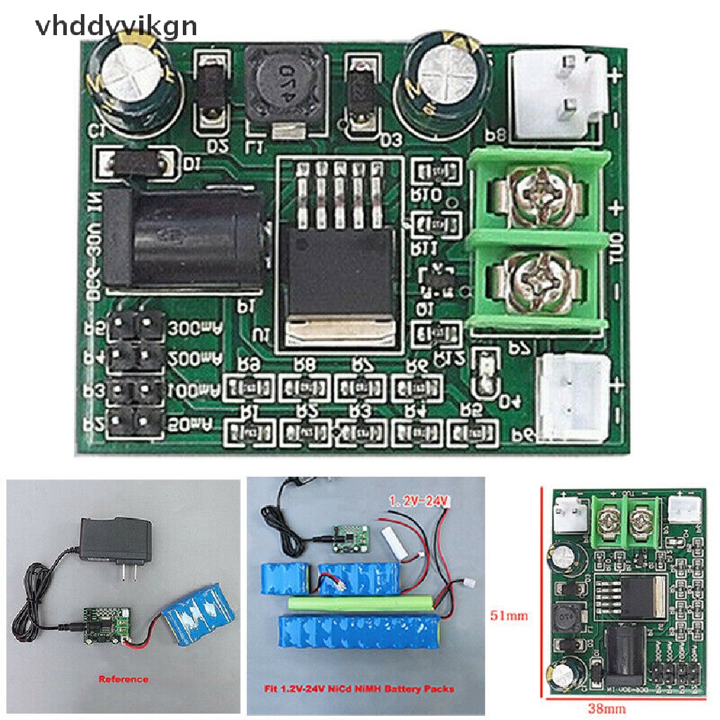 Mô Đun Sạc VHDD 1.2~24V 2.4 3.6 12V Ni-Cd Ni-MH NiCd Chất Lượng Cao
