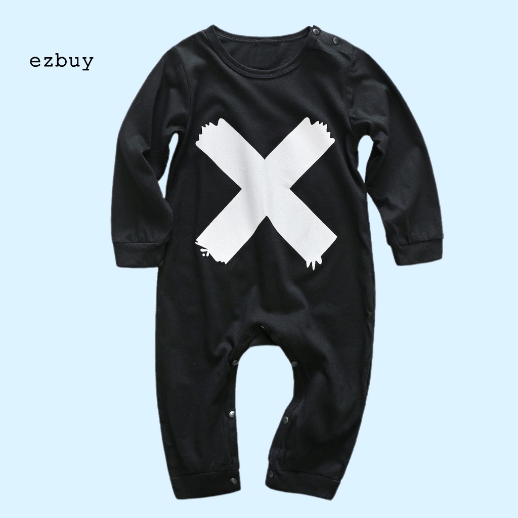 Bộ Áo Liền Quần Bằng Cotton Siêu Mềm Thoáng Khí Thời Trang Mùa Thu Cho Bé