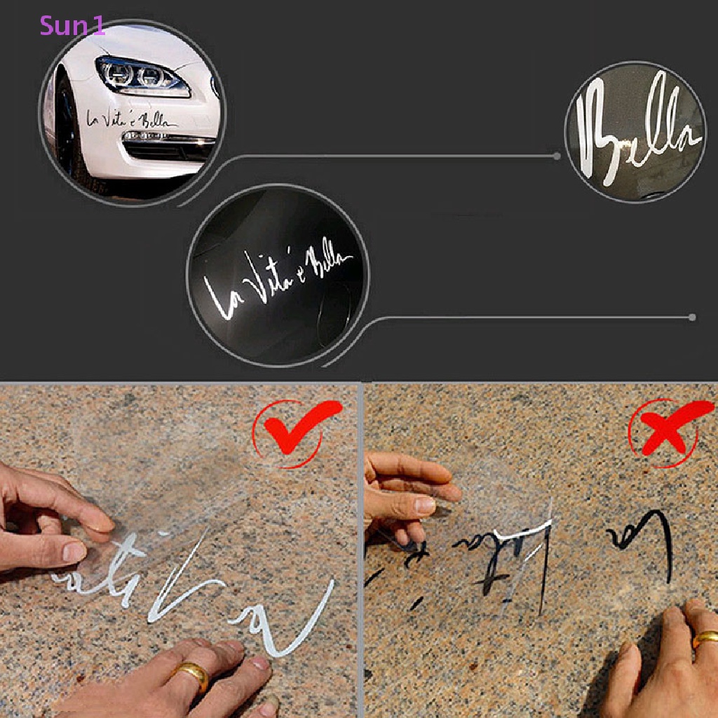 Sun1 > Đề Can Dán Trang Trí Xe Hơi In Câu Trích Dẫn Cuộc Sống Xinh Đẹp La Vita e bella well