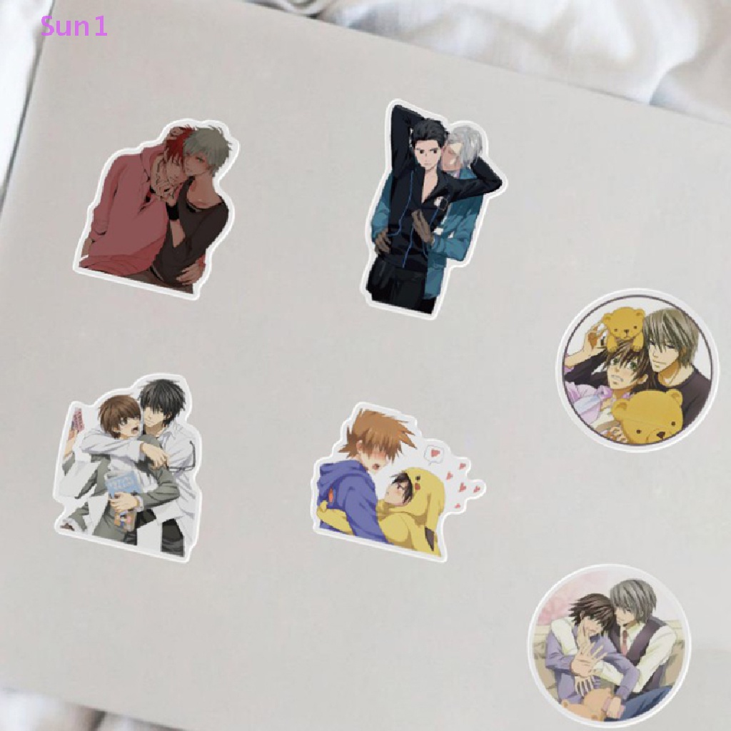 Set 50 Miếng Dán Anime BL; yaoi Nhật Bản Sun1 > Cho Laptop Ván Trượt