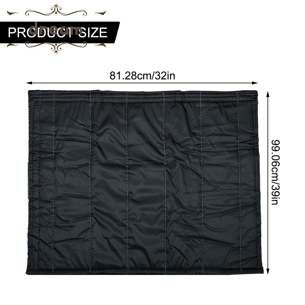 【DREAMLIFE】Fiber Blanket 1 Pc Black39*32in/45*34in/51*39in Energy Saving High Quality