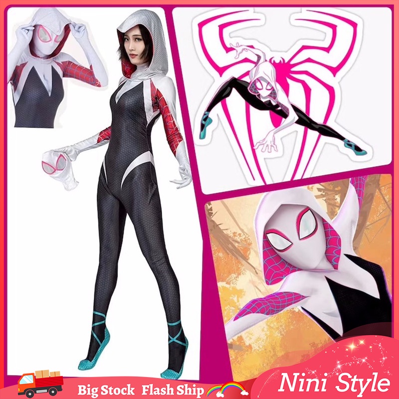 Bộ Áo Liền Quần Hóa Trang Người Nhện Marvel Cho Người Lớn Và Trẻ Em