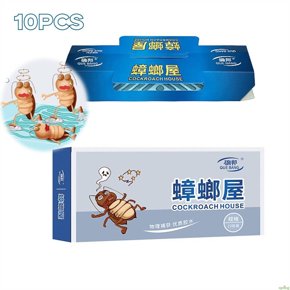 ⚡Vận Chuyển Nhanh⚡⚡10 Cái Dụng Cụ Bắt Gián Trong Nhà Dụng Cụ Diệt Gián Miếng Dán Diệt Gián Miếng Dán Gián Trong Nhà Mạnh Mẽ Bẫy Siêu Dính Trong Nhà