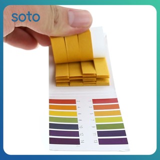 ♫80 chiếc giấy chỉ thị độ ph giấy chỉ thị axit kiềm giấy kiểm tra độ ph giấy quỳ phổ thông giấy thử nghiệm 1-14 giấy quỳ kiểm tra nước tiểu nước bọt