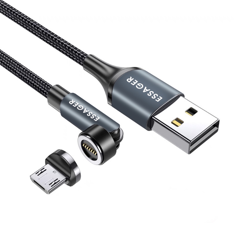 Dây Cáp Sạc / Truyền Dữ Liệu USB Xoay 540 Độ Dài 1m Thiết Kế Nhỏ Gọn Tiện Dụng Cho Điện Thoại Di Động