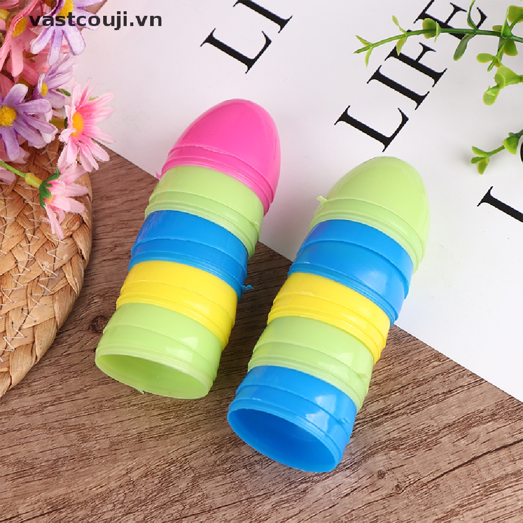 Bộ 10 Trứng Phục Sinh Nhiều Màu Sắc Bằng Nhựa Dùng Trang Trí Diy