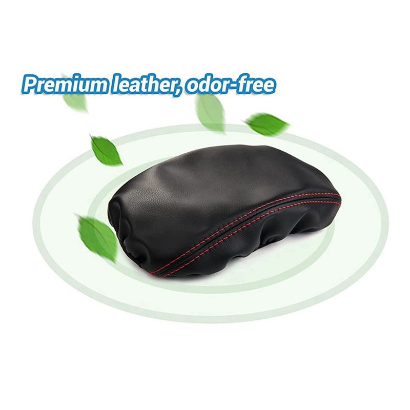 Viền Bọc Hộp Tỳ Tay Bằng Da Sợi Nhỏ Màu Đen Cho Honda Civic 11Th Gen Sedan 2022