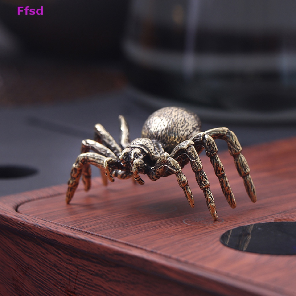 {Ffsd} Đồ trang trí Nhện Bằng Đồng Thủ Công Để Bàn Trang Trí Nội Thất * Sản Phẩm Bán Chạy