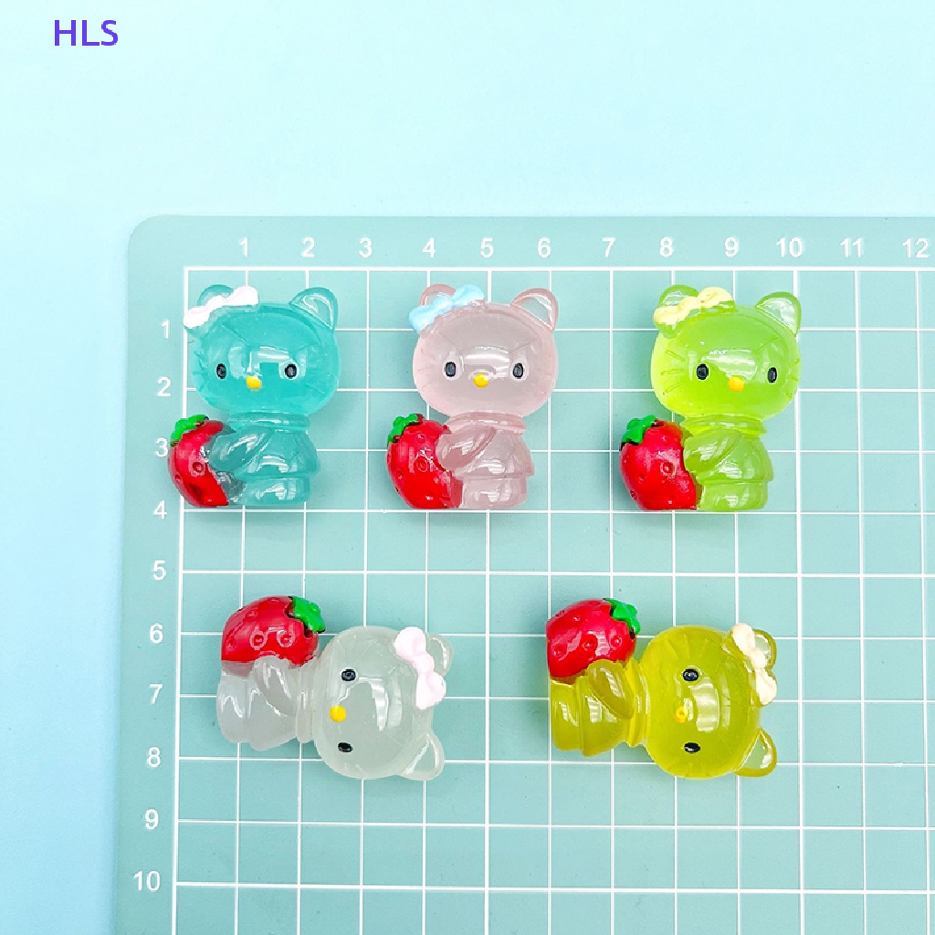 1 Đồ trang trí Nhân Vật Hoạt Hình Mini Bằng Nhựa Resin Phát Sáng DIY
