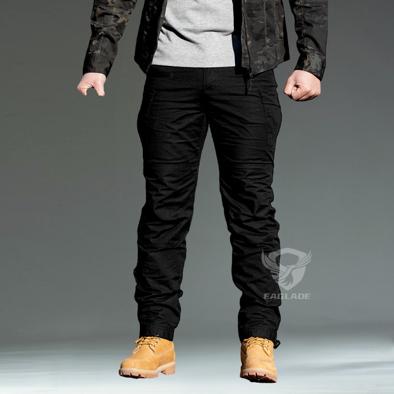 Quần Dài Màu Đen Nhiều Túi Chống Thấm Nước ZG-LD02