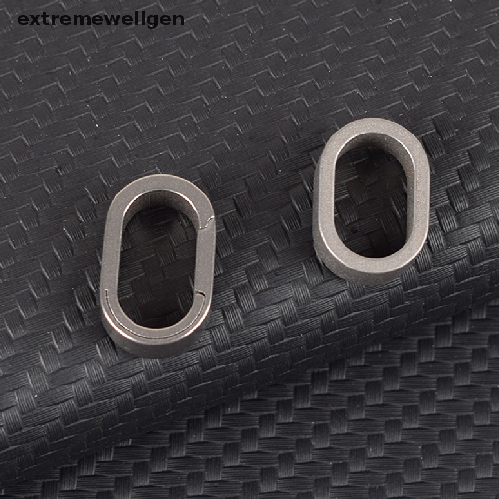 [extremewellgen] Móc Chìa Khóa Mini Bằng Titan Dùng Cho Hoạt Động Ngoài Trời LLF