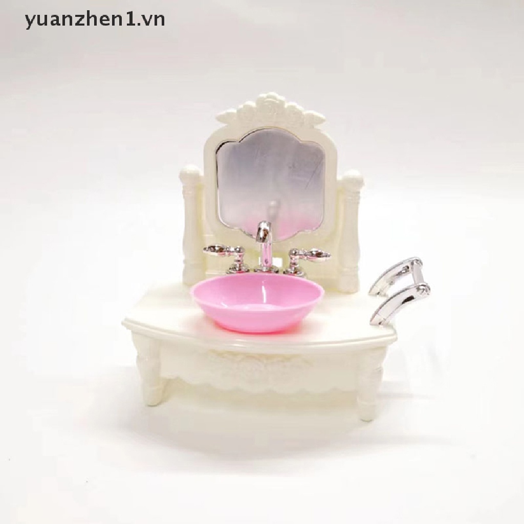 Mô Hình Nội Thất Phòng Tắm / Nhà Hàng Trang Trí Nhà Búp Bê Tỉ Lệ 1: 12