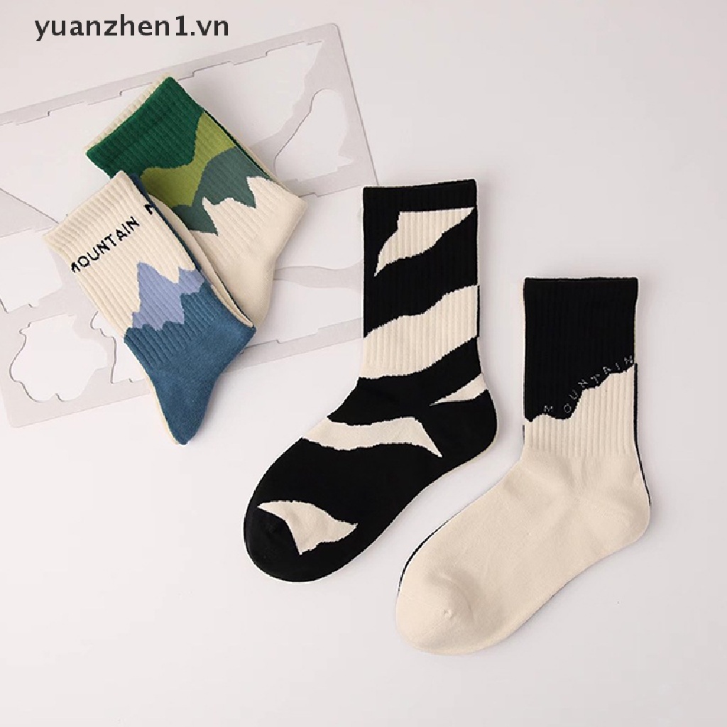 Vớ Cotton Họa Tiết Đường Phố Thời Trang Cho Nam