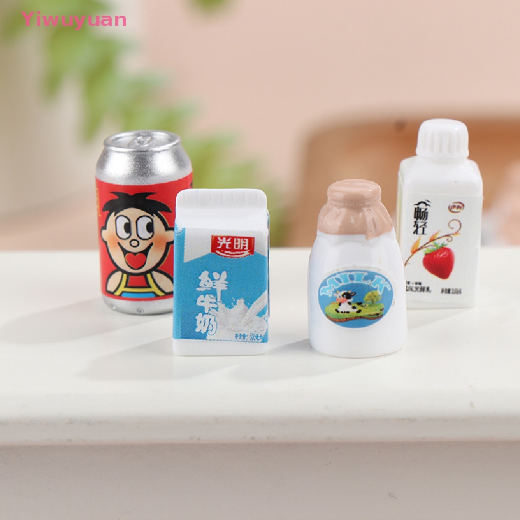 1 Bộ Bình Sữa Đồ Chơi Búp Bê Mini DIY Mới Cho Bé < Yiwuyuan > 1Set