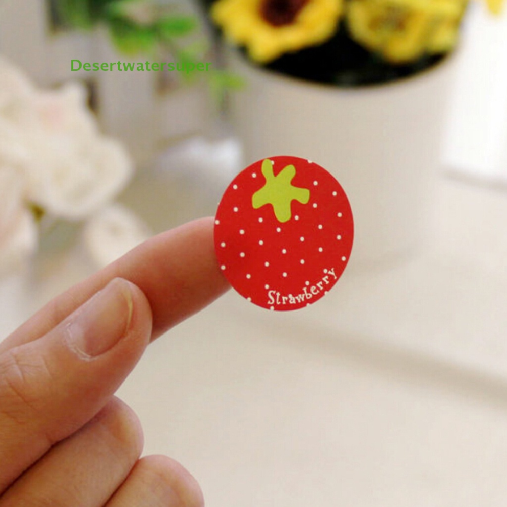 Set 24 Miếng Dán Hình Trái Dâu Trang Trí Scrapbook