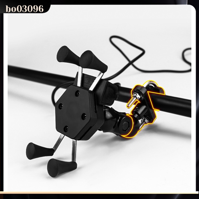 Giá Đỡ Điện Thoại Gắn Kính Chiếu Hậu Xe Máy Hình Chữ U