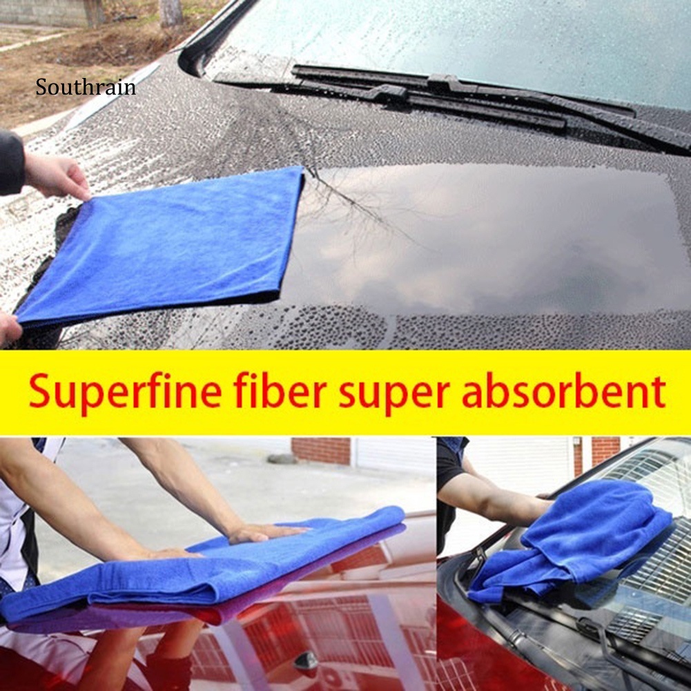 Khăn Lau Xe Hơi Bằng Sợi Microfiber Kích Thước 60x160cm