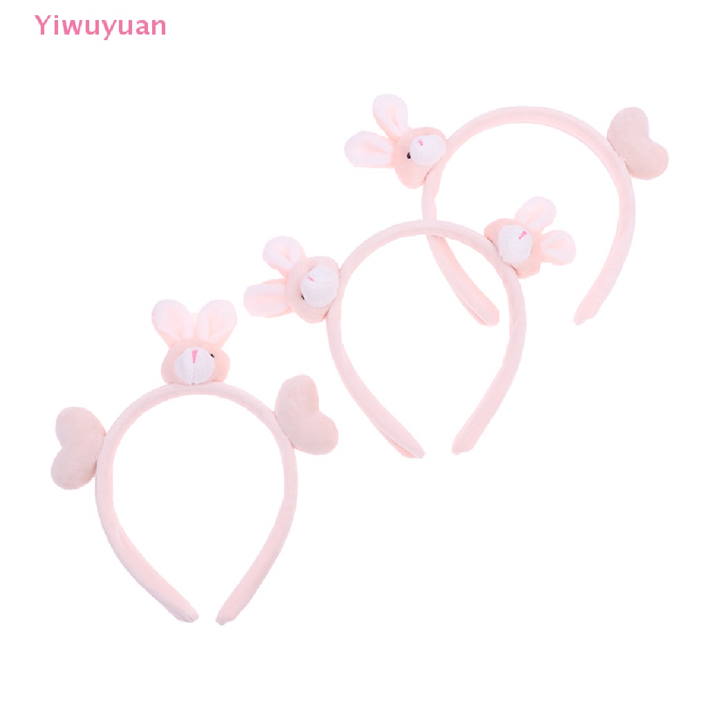 1 Cài Tóc Tai Thỏ Lông Xù Đáng Yêu Phong Cách Hàn Quốc Mới