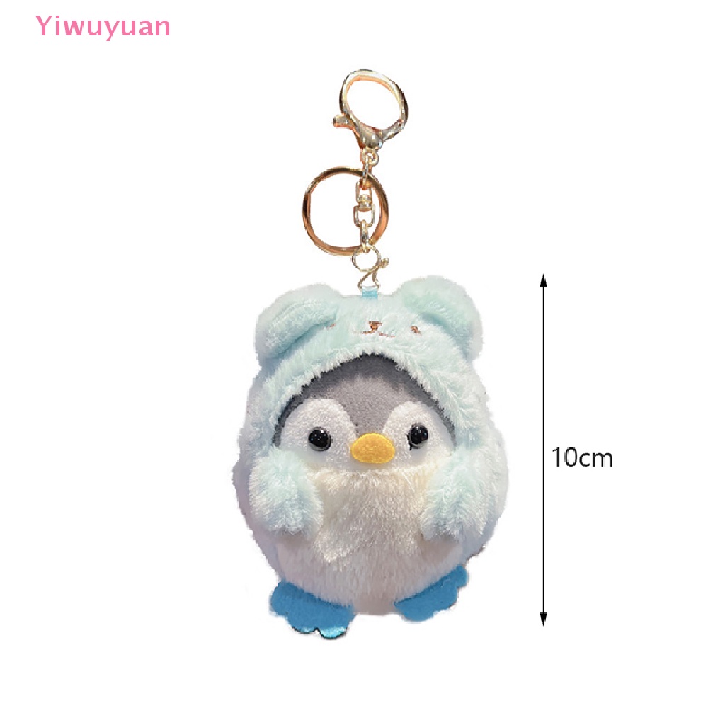 < Yiwuyuan > Móc Khóa Hình Chim Cánh Cụt Nhồi Bông Dễ Thương Mới