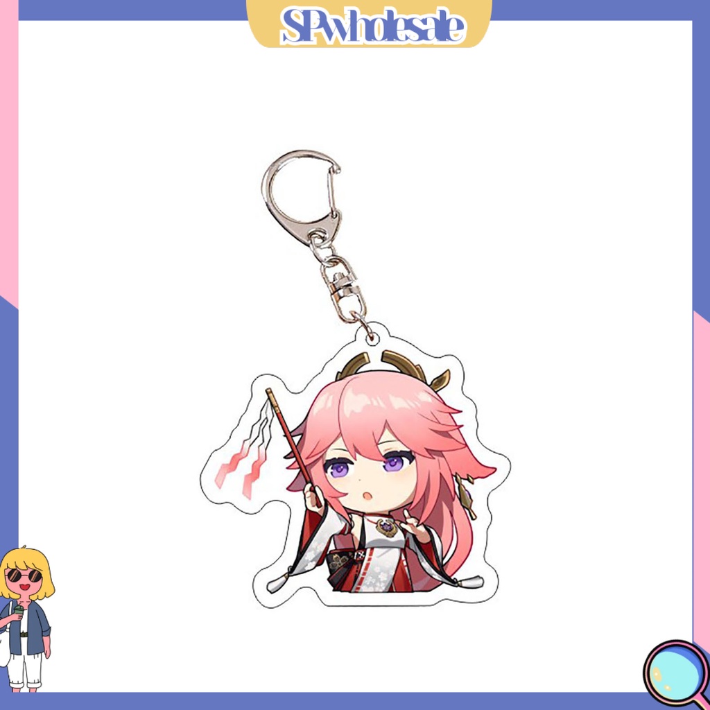 <SPwholesale> Móc Khóa In Hình Cầu Thủ Hai Mặt Hoạt Hình Tinh Tế Trang Trí Di Động Dùng Hàng Ngày