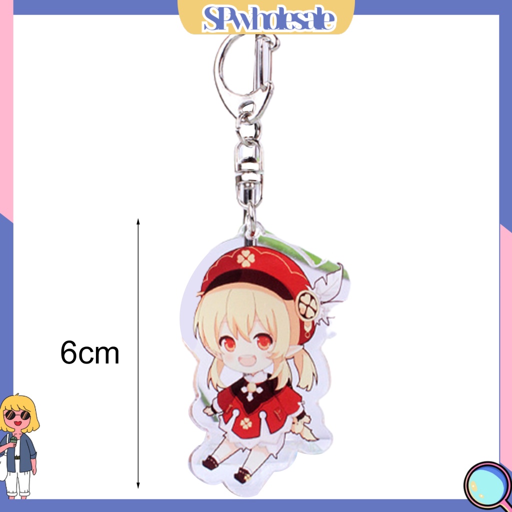 <SPwholesale> Móc Khóa Thiết Kế Nhân Vật Anime Tinh Tế Trọng Lượng Nhẹ Trang Trí Cho Nữ