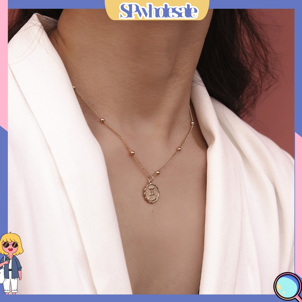 &lt;SPwholesale&gt; Vòng cổ Mặt Kim Loại Hình 12 Cung Hoàng Đạo