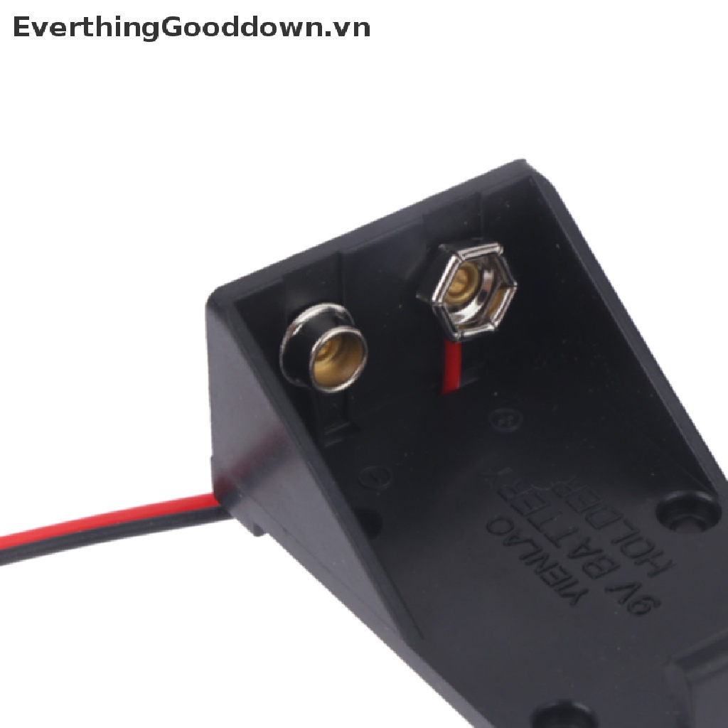 Hộp Đựng Kẹp 9V 9V Có Dây Dẫn DIY