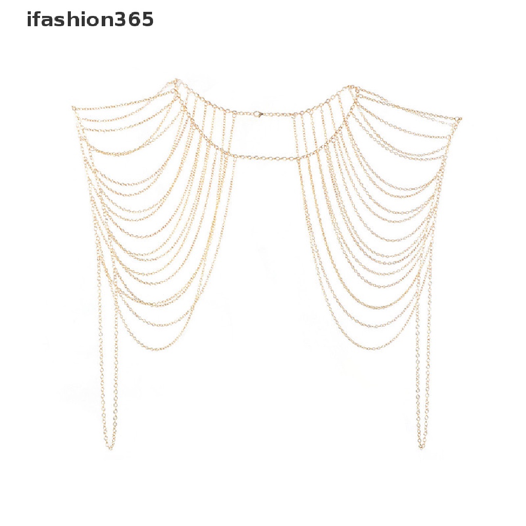 [ifashion365] Vòng cổ Cơ Thể Dạng Chuỗi Tua Rua Thời Trang Quyến Rũ Cho Nữ