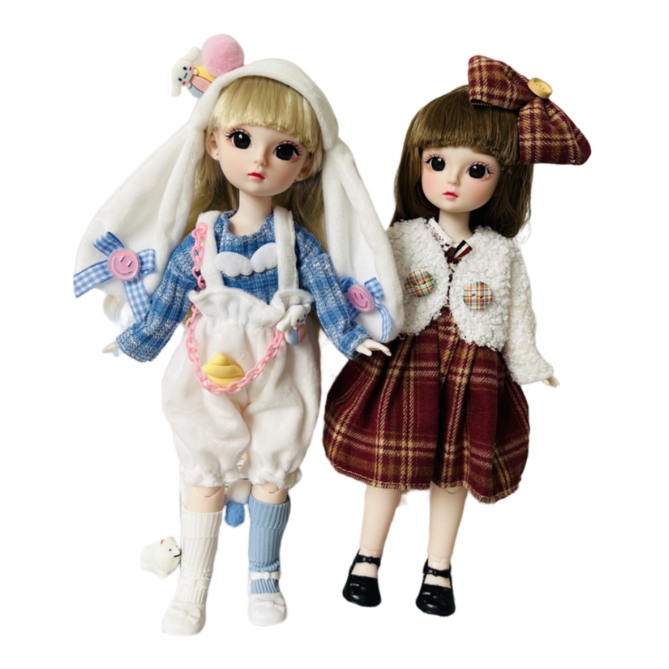 Đầm Đồ Chơi Búp Bê Thời Trang 30cm 1 / 6