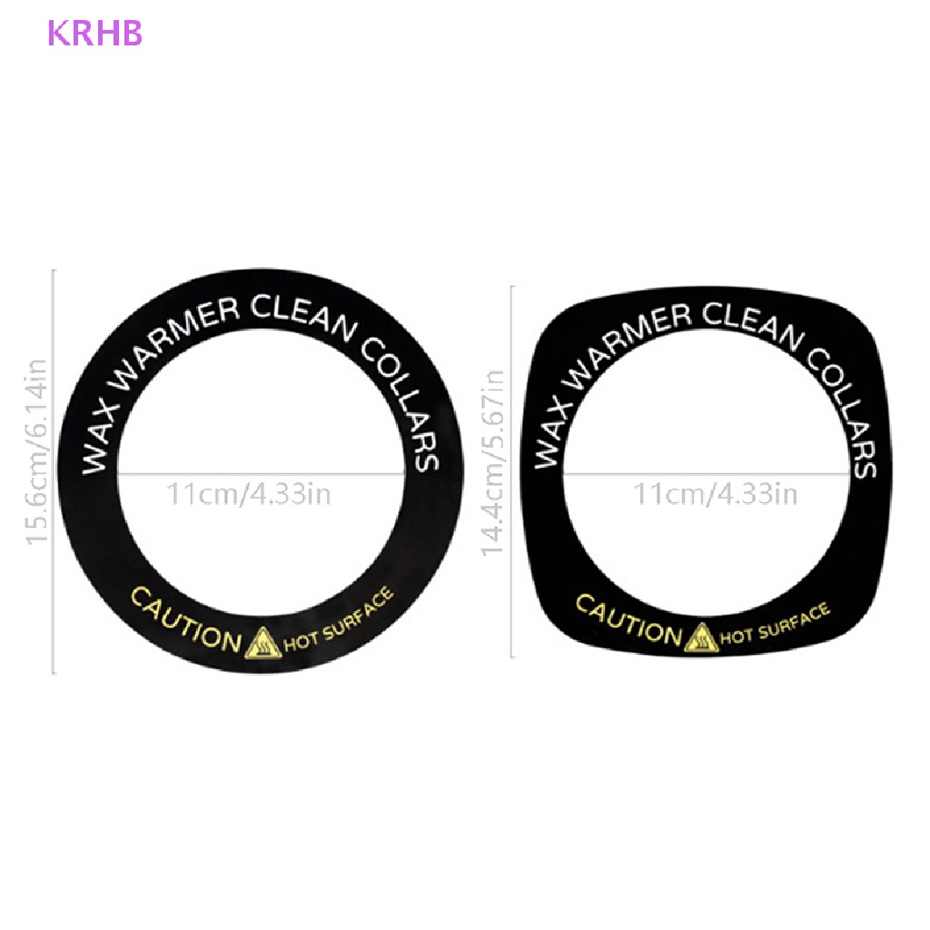 Set 10 Miếng Giấy Wax Hình Tròn / Vuông Tiện Lợi Mới