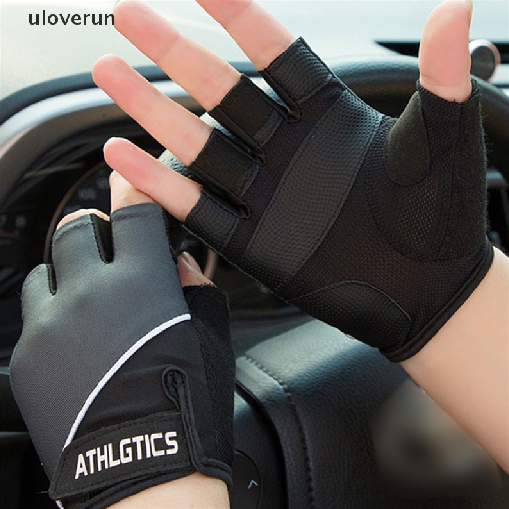 1 Đôi Găng Tay Thể Thao Nửa Ngón Chống Trượt Thoáng Khí Cho Nam Nữ