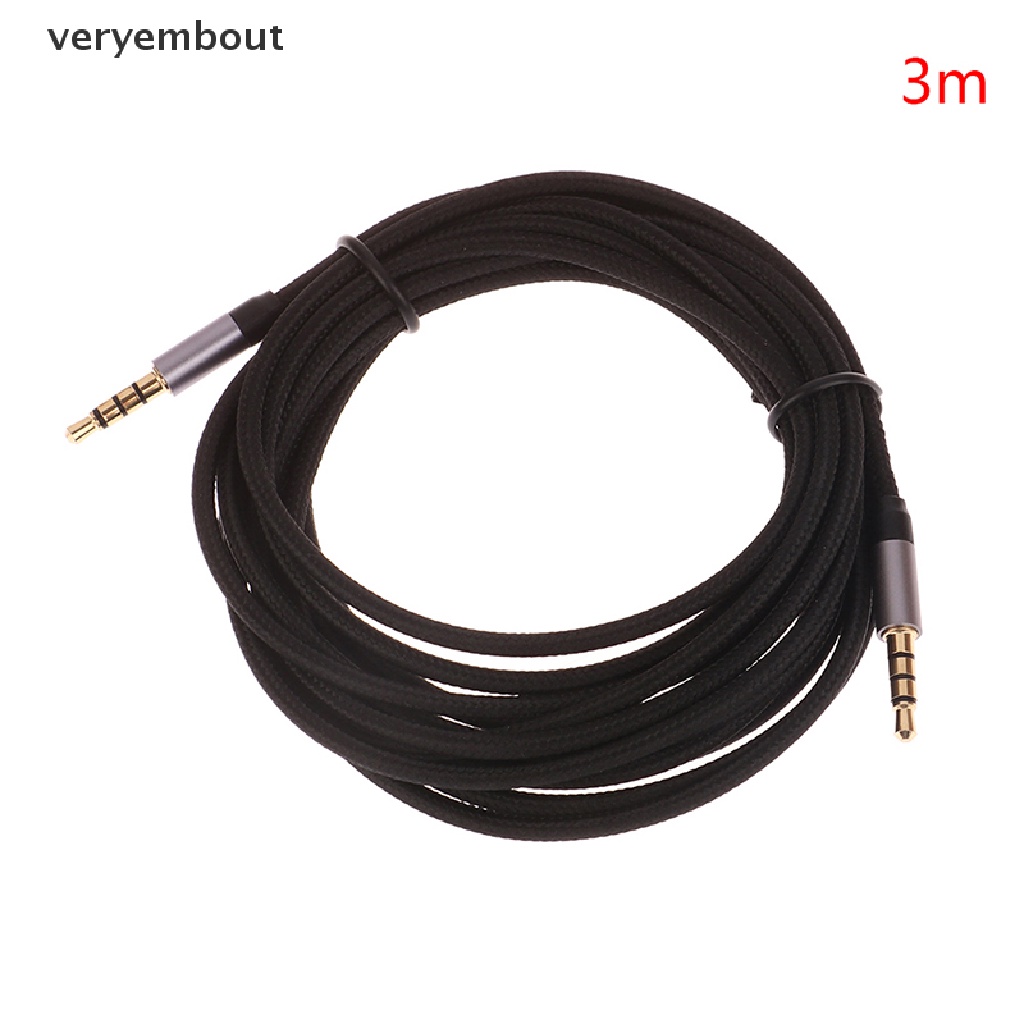 Dây Cáp Âm Thanh Nối Đầu Cắm 3.5mm Với Cổng AUX Cho Điện Thoại / Máy Tính / Xe Hơi