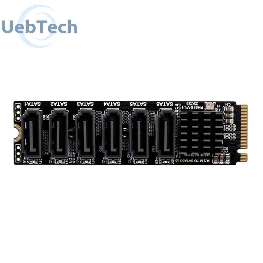 Card Mở Rộng M2 M-EKY PCIE3.0 Sang SATA6G Cho Ổ Cứng SATA